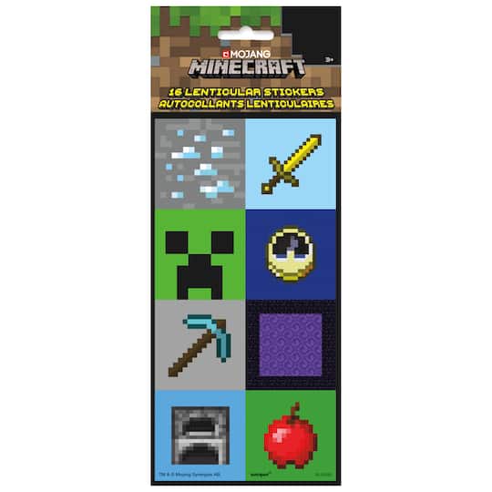 Minecraft Lenticular Stickers Pack